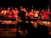 Mass marimba band Baxter concert