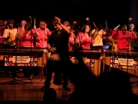 Mass marimba band Baxter concert